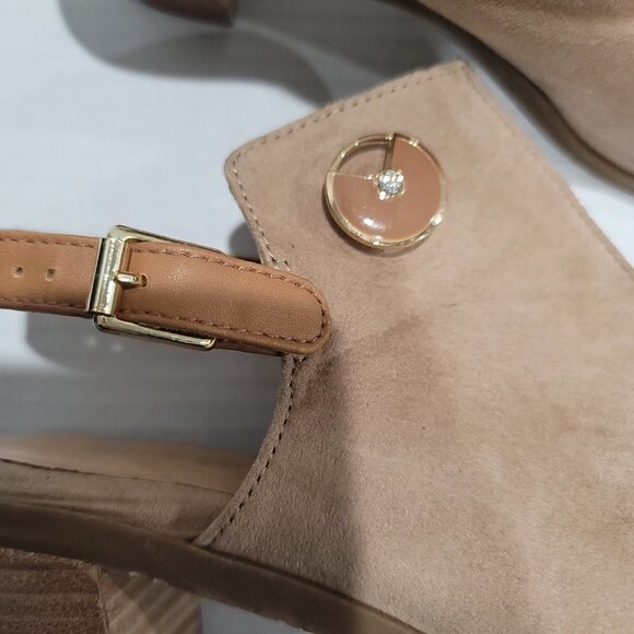 Lindsay Phillips Angela Peep Toe Heeled Booties Size 7 - Picture 3 of 13